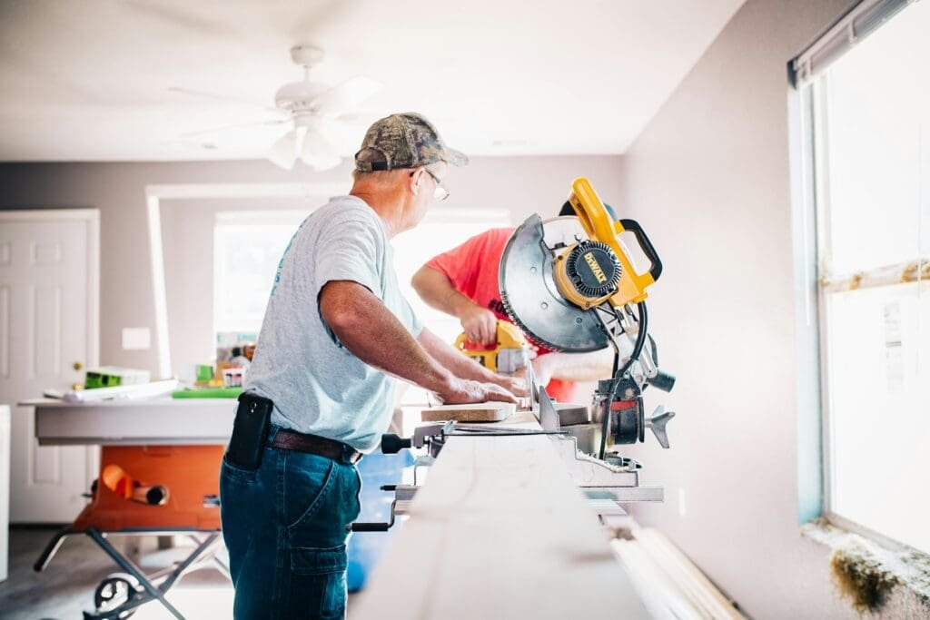 general contractor working