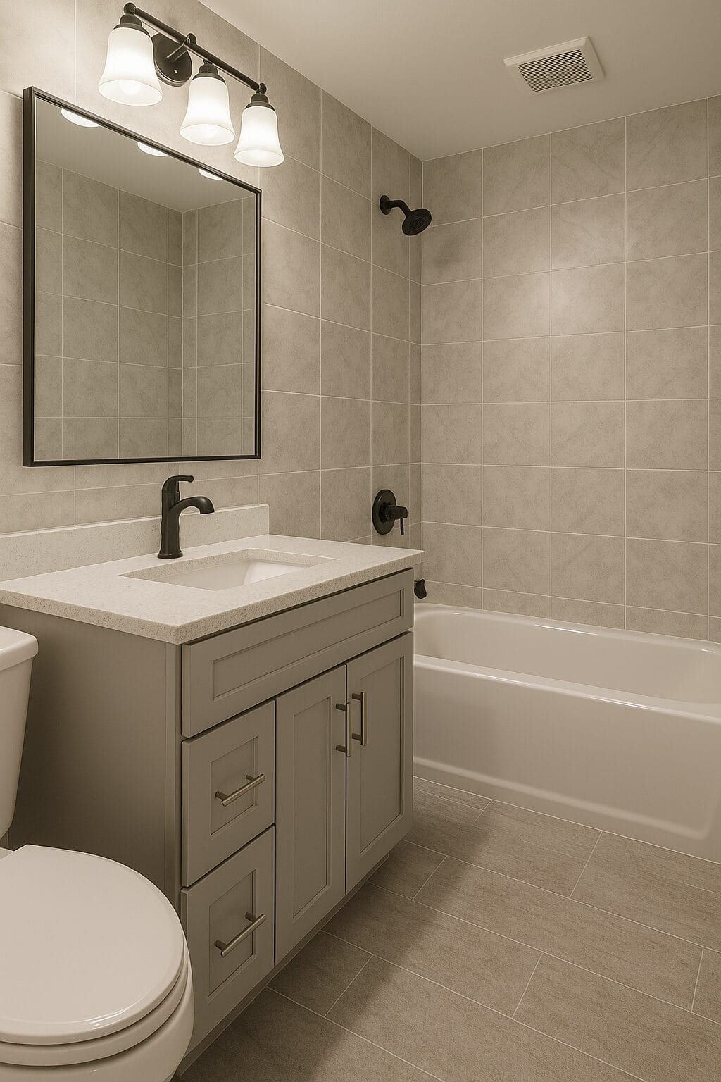 tiled bathtub remodeling
