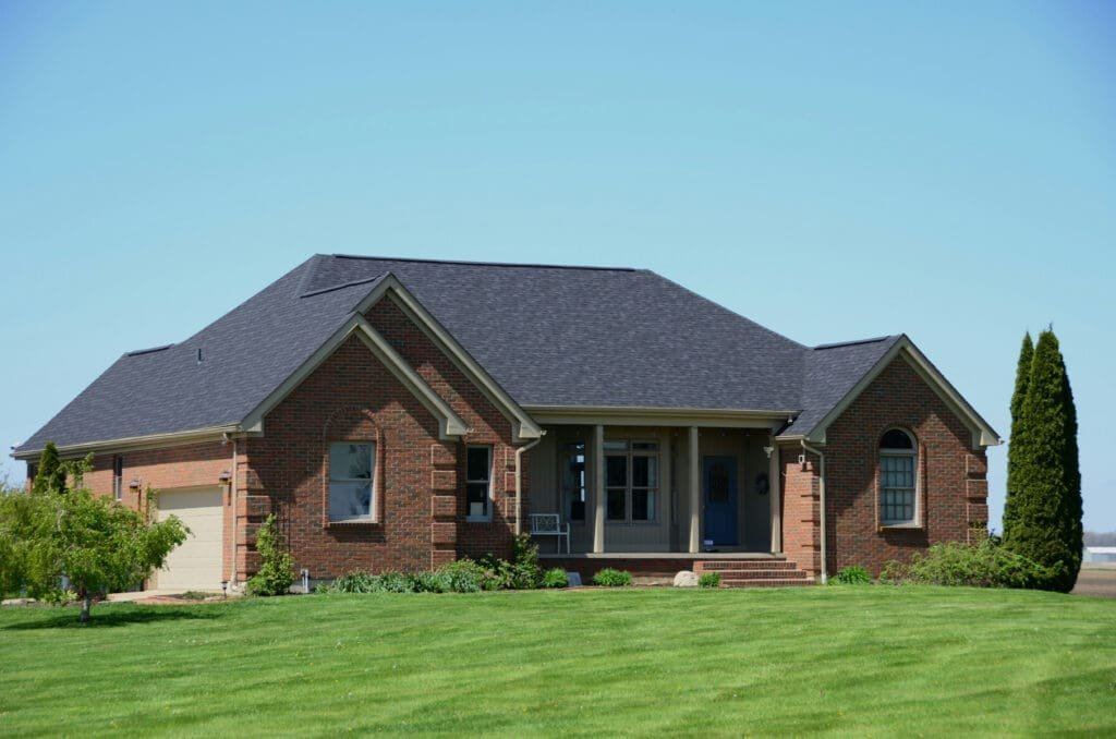 New home construction project completed by general contractors near Terre Haute