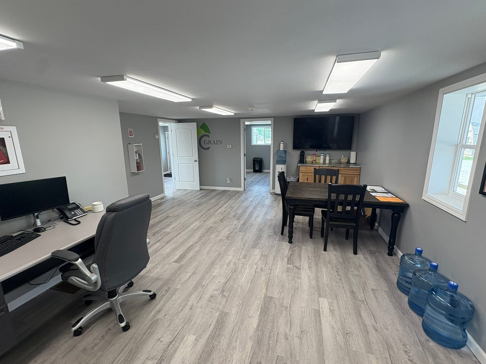 Office Remodeling Case Study – AC Grain in Dana, Indiana