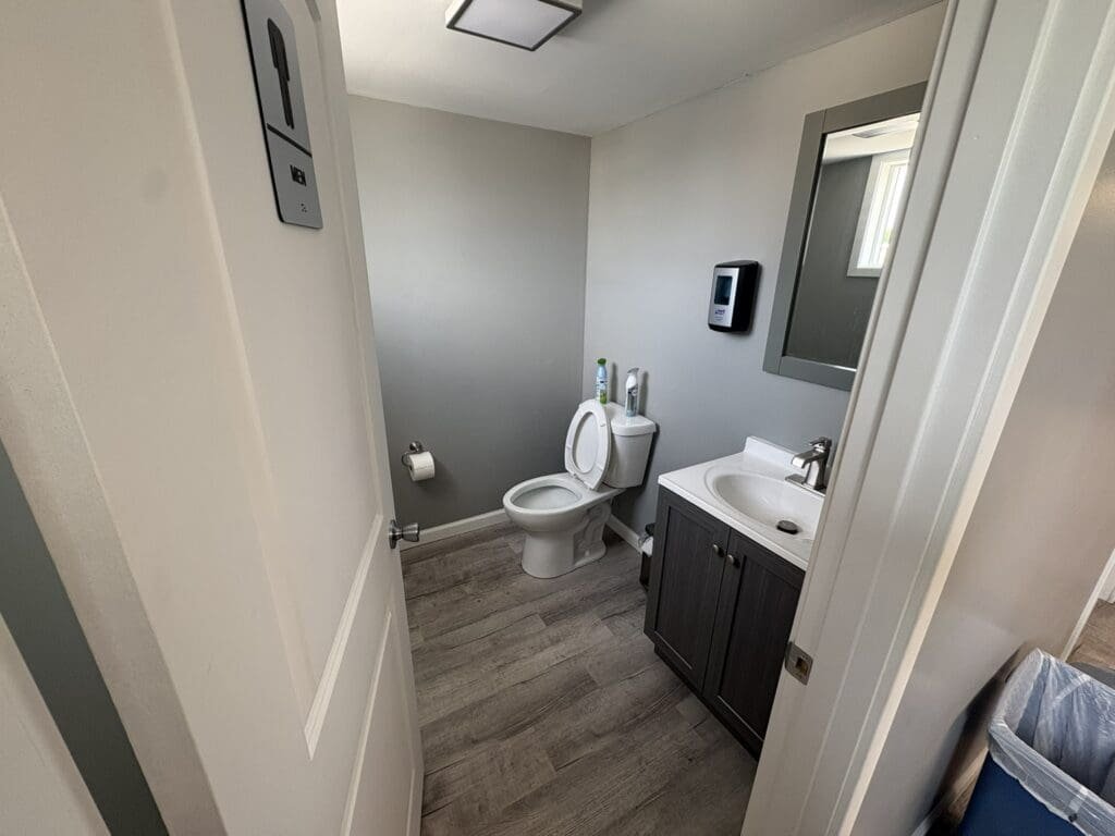 AC Grain office remodel — workspace update for improved layout and lighting in Dana, Indiana