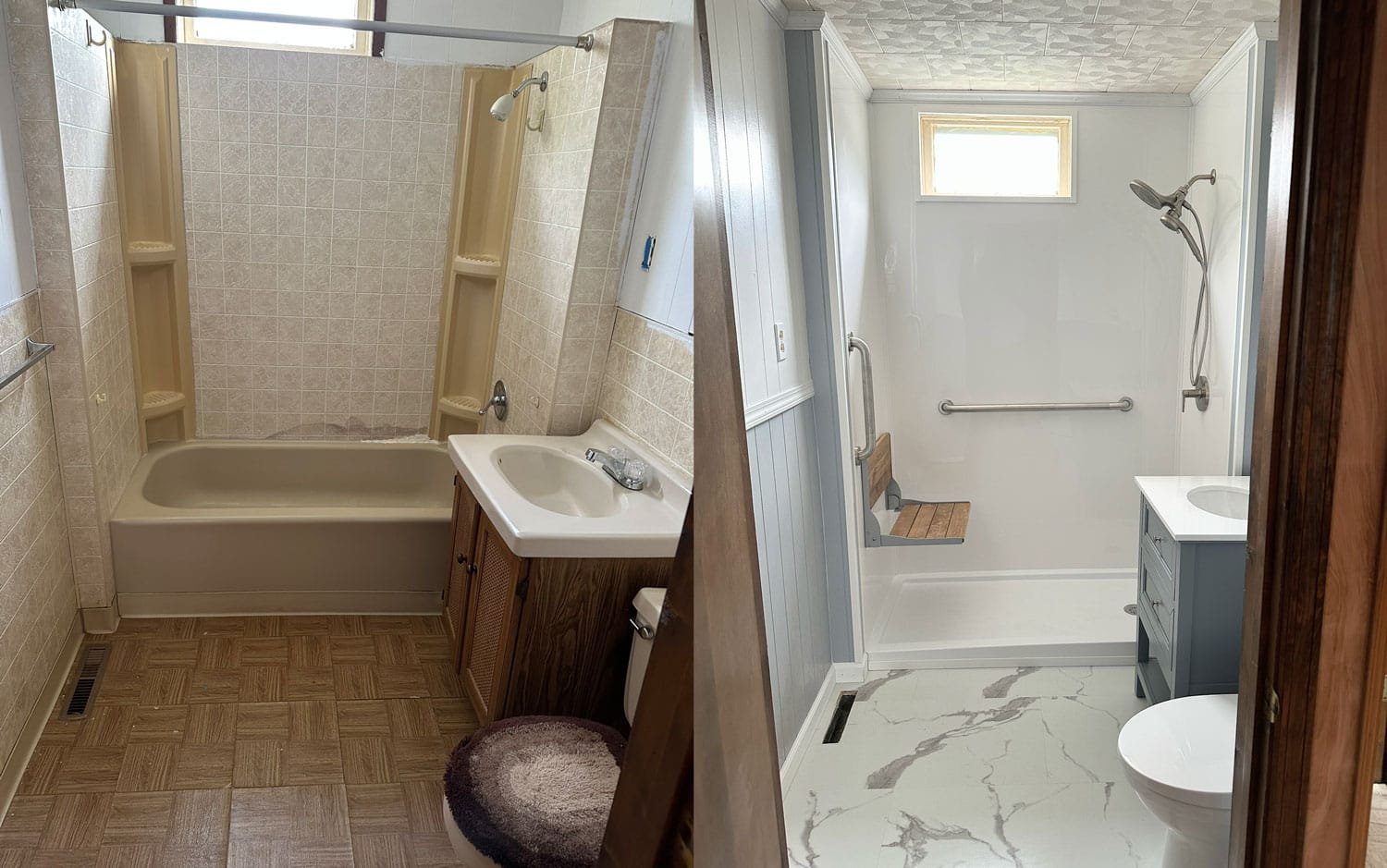 Tub to Shower Conversion in Terre Haute