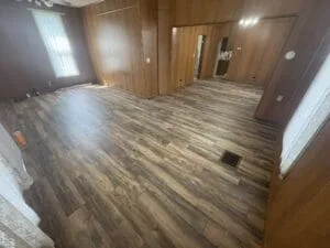 Laminate flooring install in Clinton
