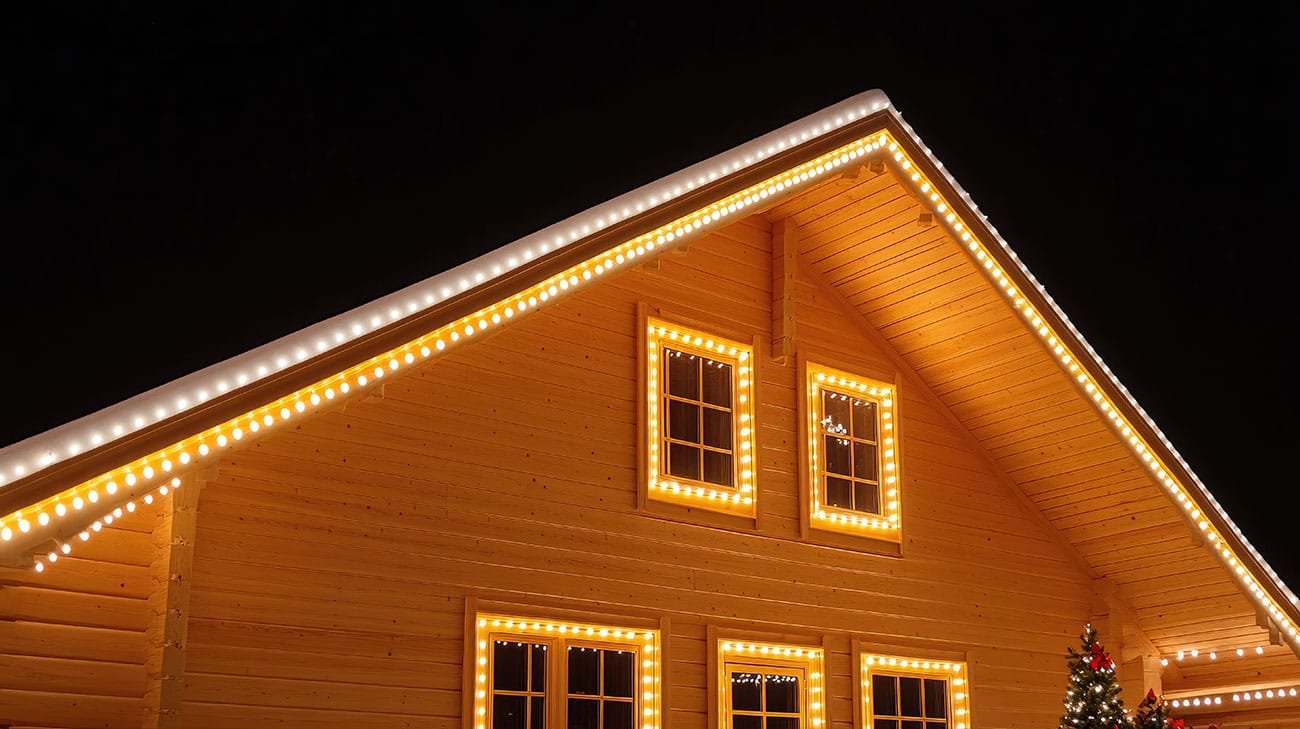 Permanent Christmas Lights in Terre Haute (Clean, Year-Round Look)