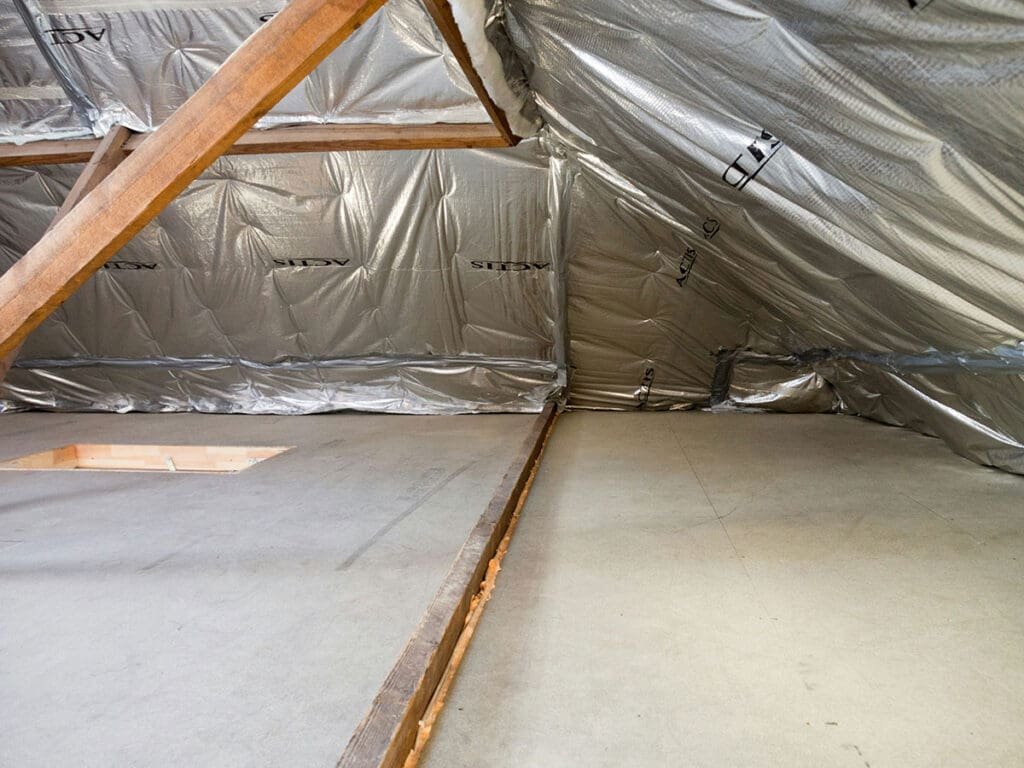 Air-sealing around attic light boxes before adding insulation in a Terre Haute home