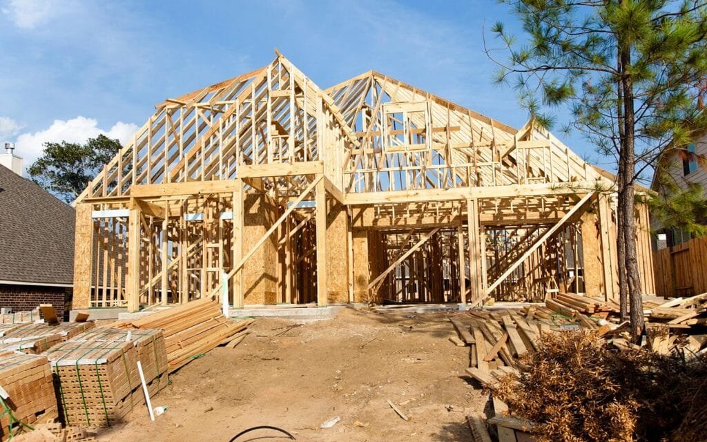New home construction framing with cost and timeline planning for Terre Haute Indiana