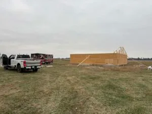 Framing of new construction in Rosedale
