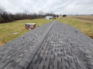 Shingled roof in Rosedale new construction