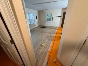 Living room from the hallway