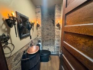 gothic bathroom after